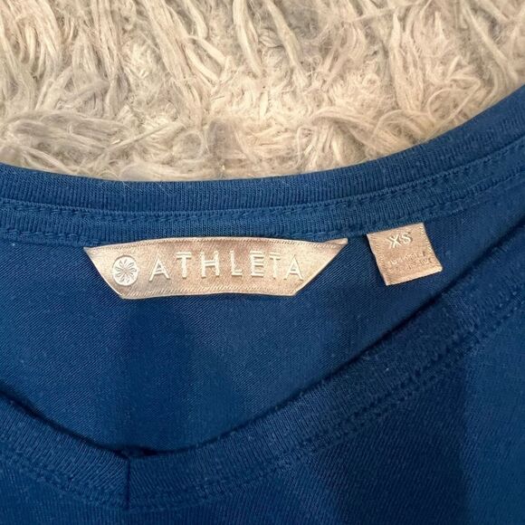 Athleta Cloudlight Relaxed Top Peacock Size XS OVERSIZED - Picture 2 of 4
